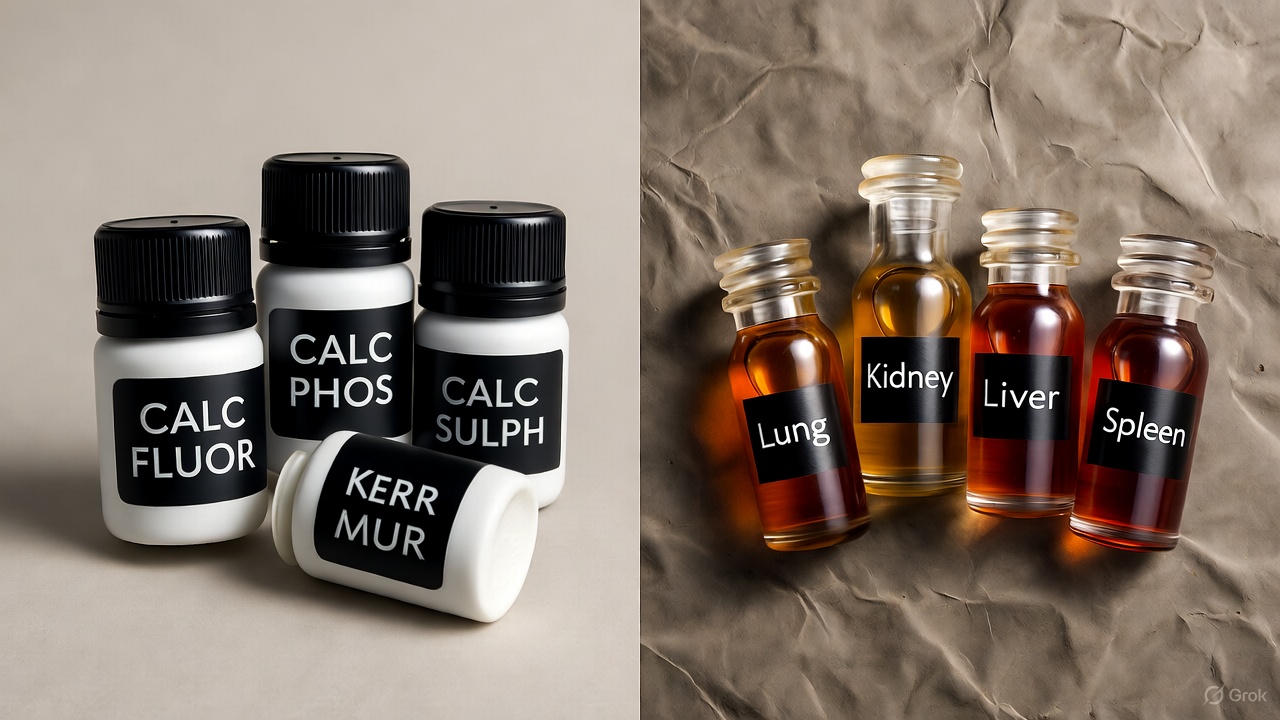 Tissue salts for natural health